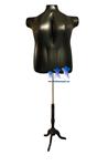 Inflatable Female Torso, Plus Size 2X with MS7B Stand, Black